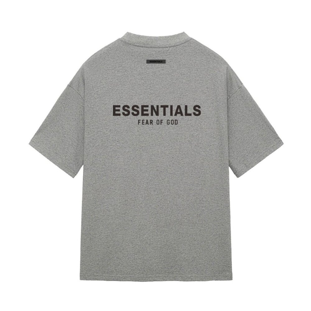 ESSENTIALS Double row of silicone letters on the back